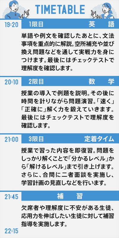 学思館スケジュール