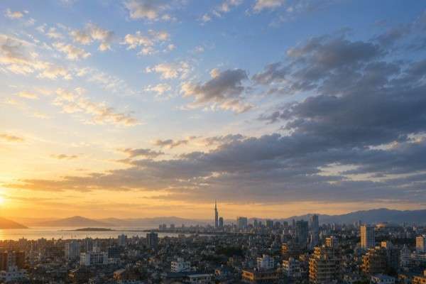 夕立ち前